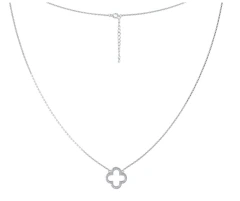 Колье из серебра с фианитами