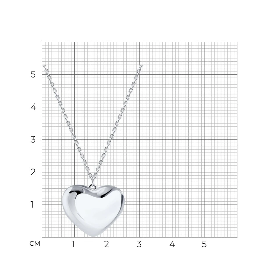 Колье из серебра