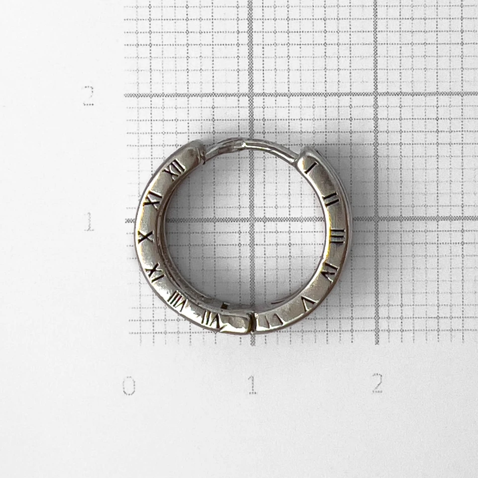 Серьги конго из серебра