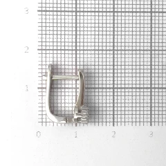 Серьги из серебра с цирконом