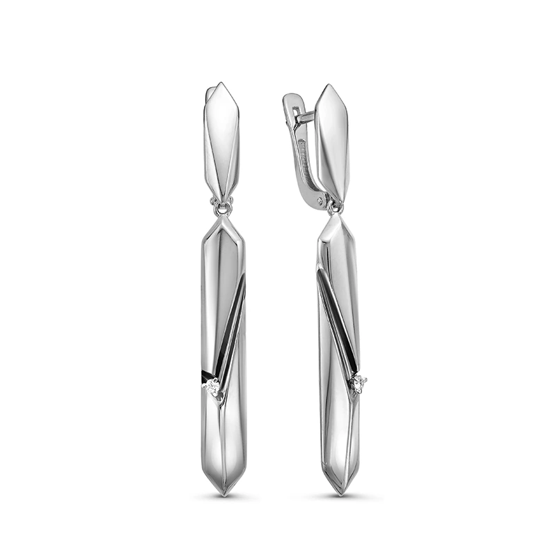Серьги из золота с бриллиантами