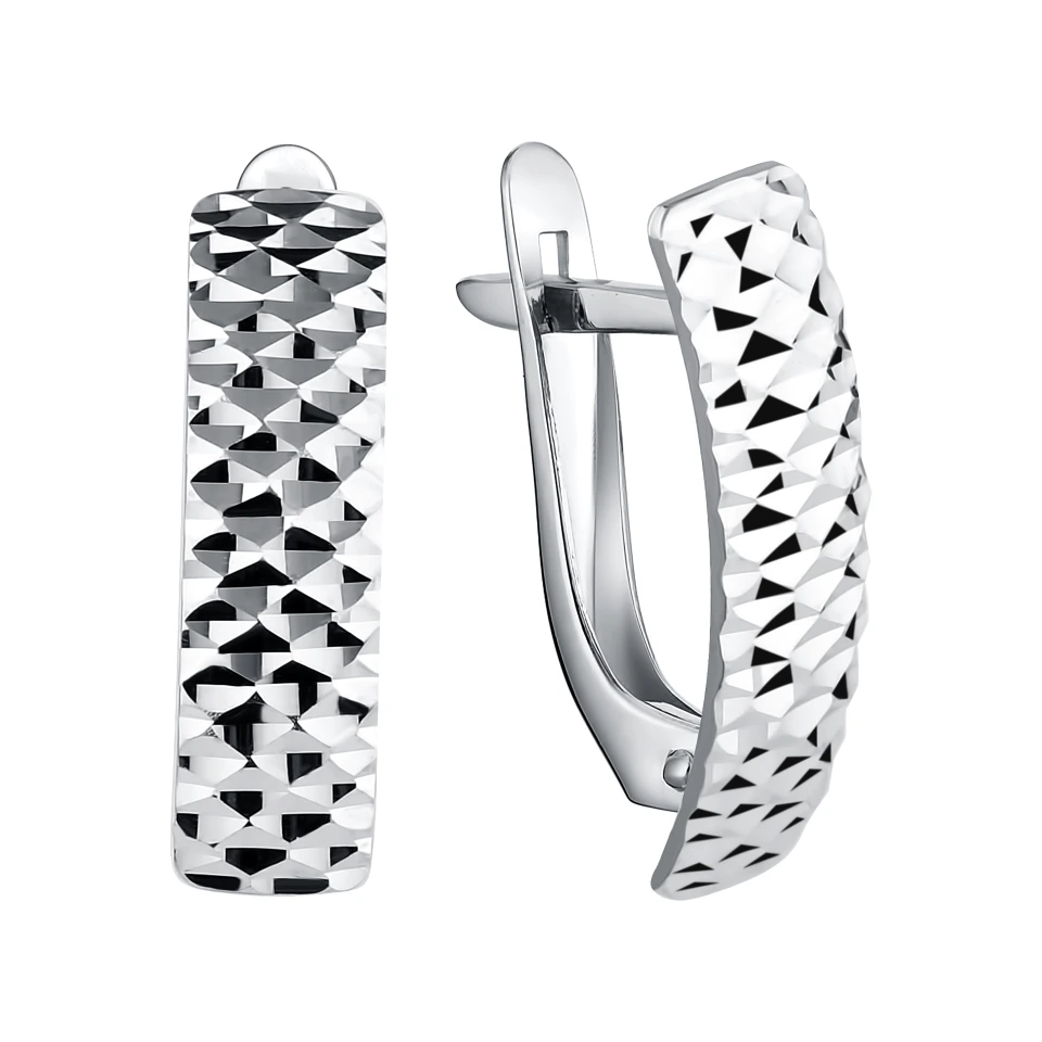 Серьги из серебра