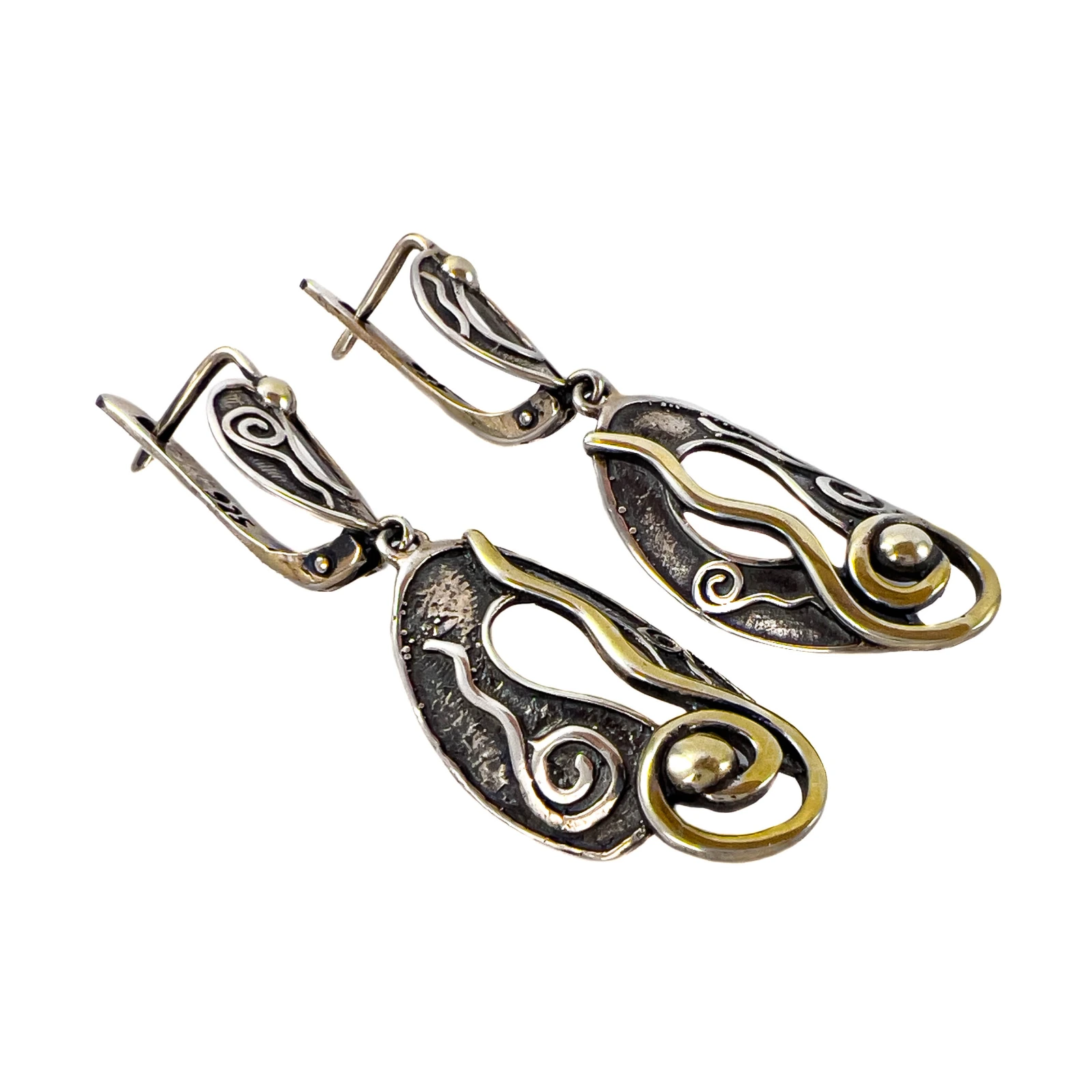 Серьги из серебра