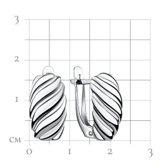 Серьги из серебра