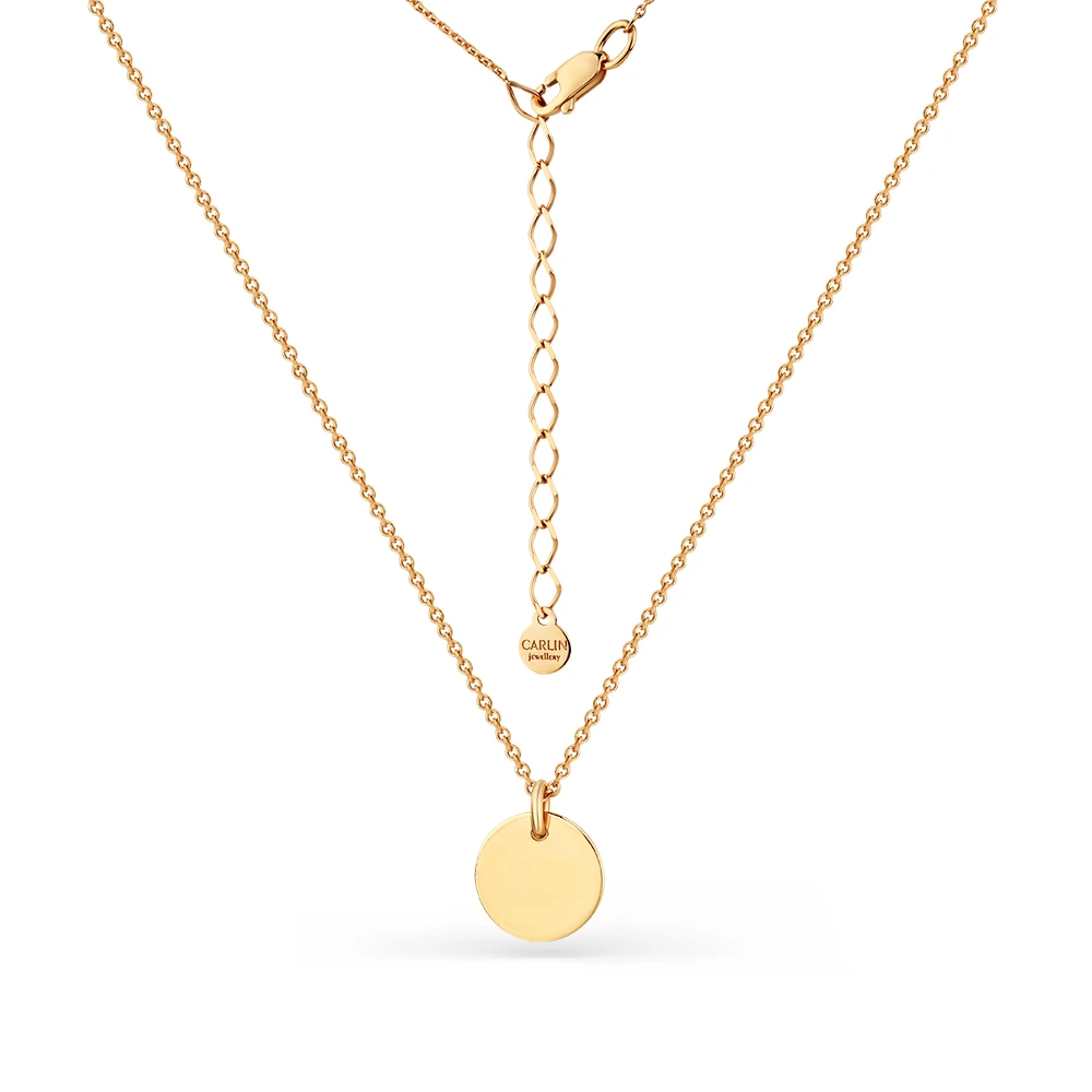 Колье из красного золота 585 пробы
