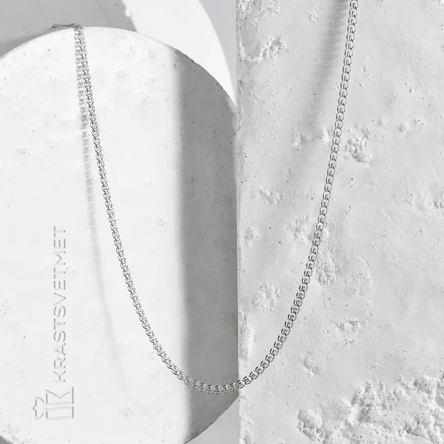Цепь из серебра 925, плетение «Love»