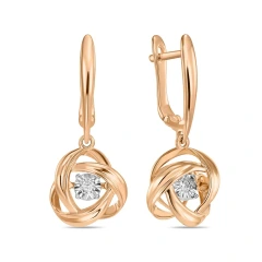 Серьги из золота с бриллиантами