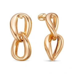 Серьги из красного золота