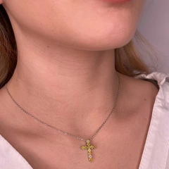 Колье из серебра с опалом