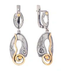 Серьги из серебра
