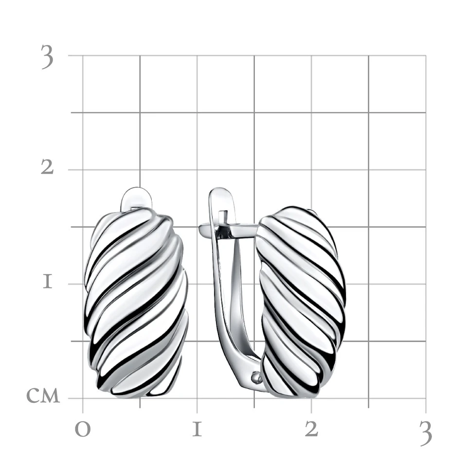 Серьги из серебра