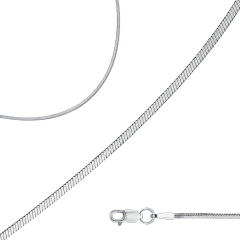 Цепь из серебра 925, плетение «Снейк»