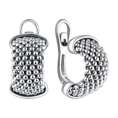 Серьги из серебра