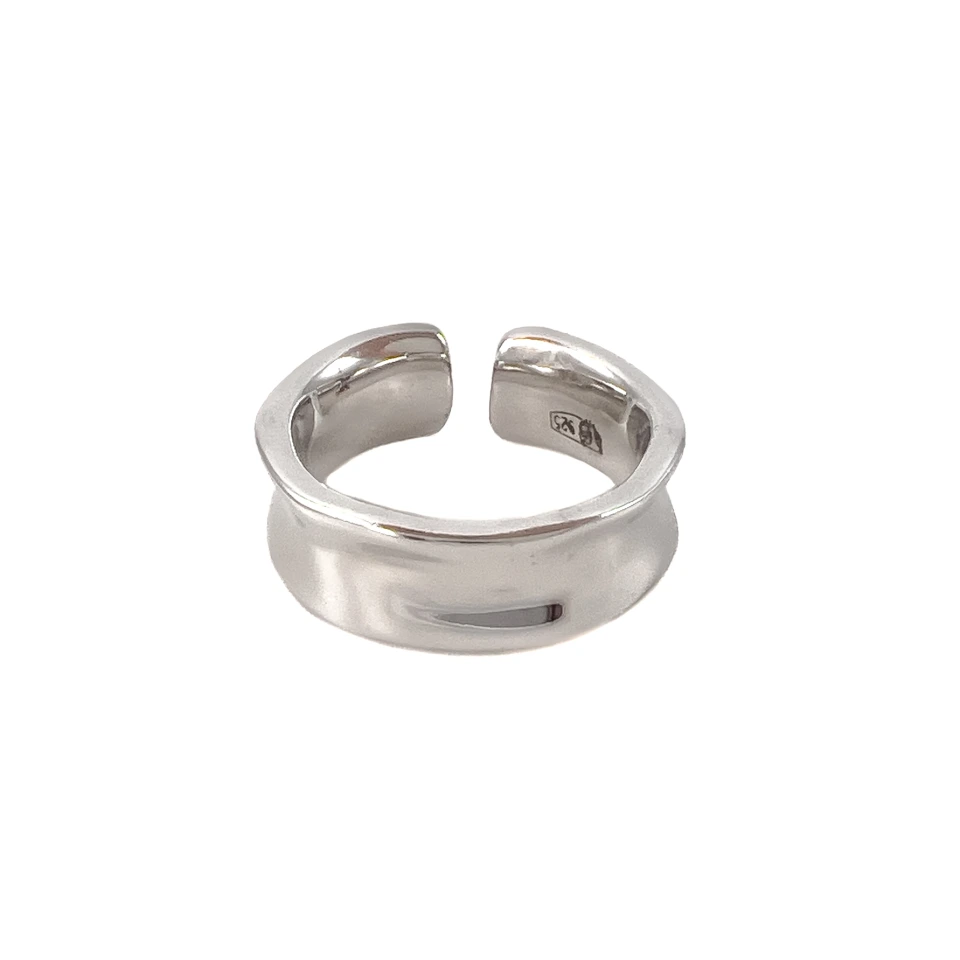 Серьга кафф из серебра