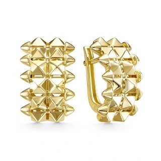 Серьги из желтого золота