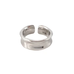 Серьга кафф из серебра
