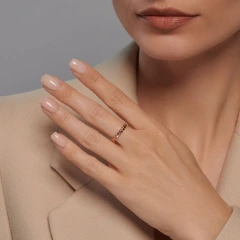Кольцо из красного золота