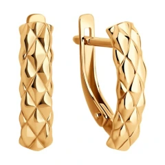 Серьги из красного золота