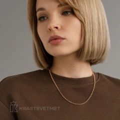 Цепь из красного золота 585, плетение «Якорь»