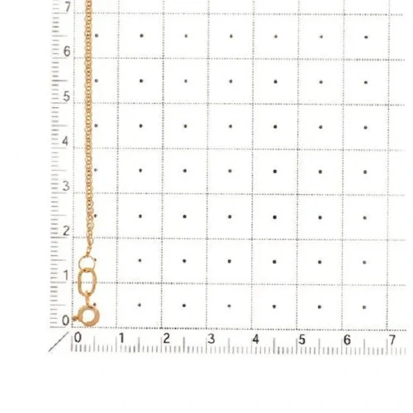 Цепь из красного золота 585, плетение «Нонна»