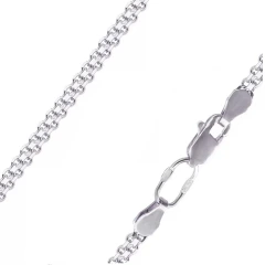 Цепь из серебра 925, плетение «Бисмарк»