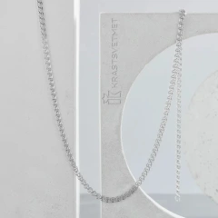 Цепь из серебра 925, плетение «Love»
