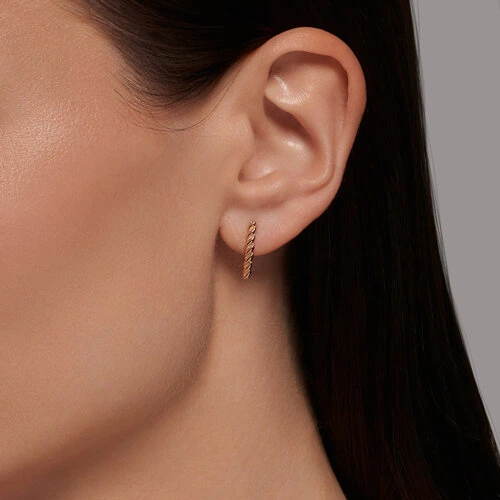 Серьги из красного золота