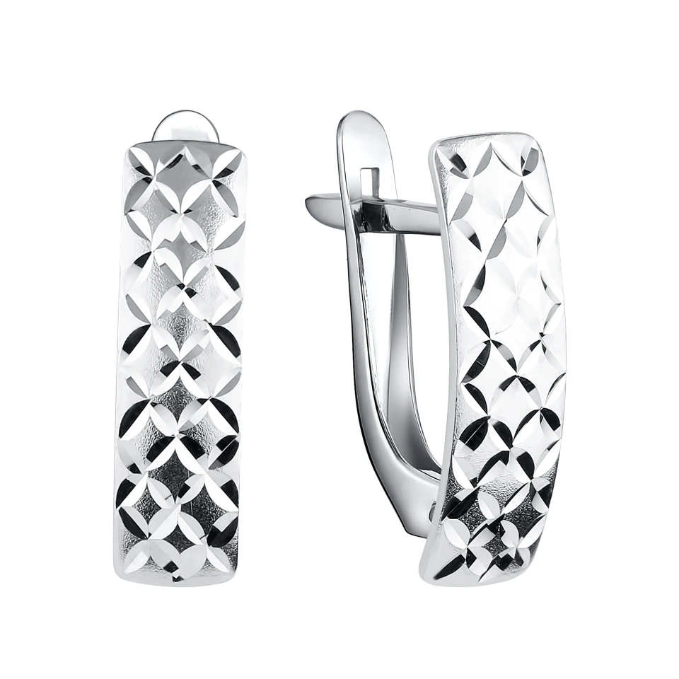 Серьги из серебра