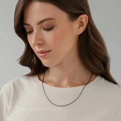 Цепь из серебра 925, плетение «Улитка»