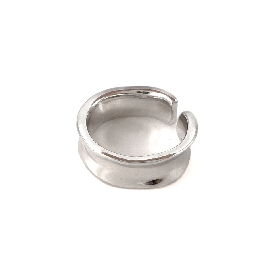 Серьга кафф из серебра