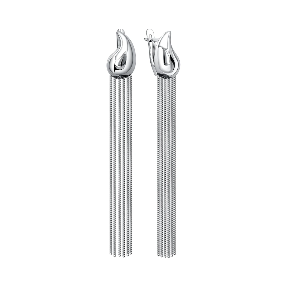 Серьги из серебра