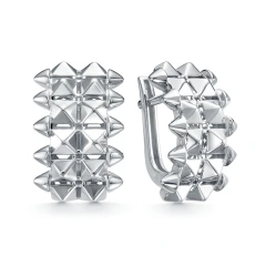 Серьги из белого золота