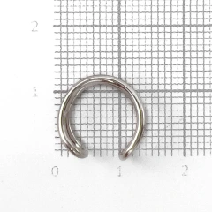Серьга кафф из серебра