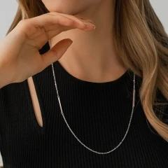 Колье из серебра