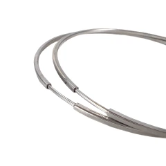 Серьги конго из серебра