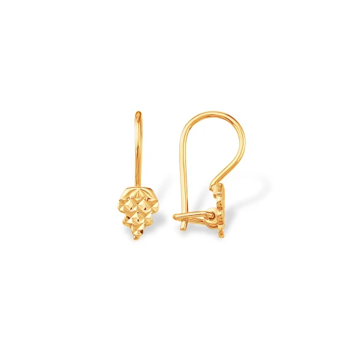 Серьги из красного золота 585 пробы