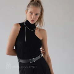 Колье из серебра с пластиной
