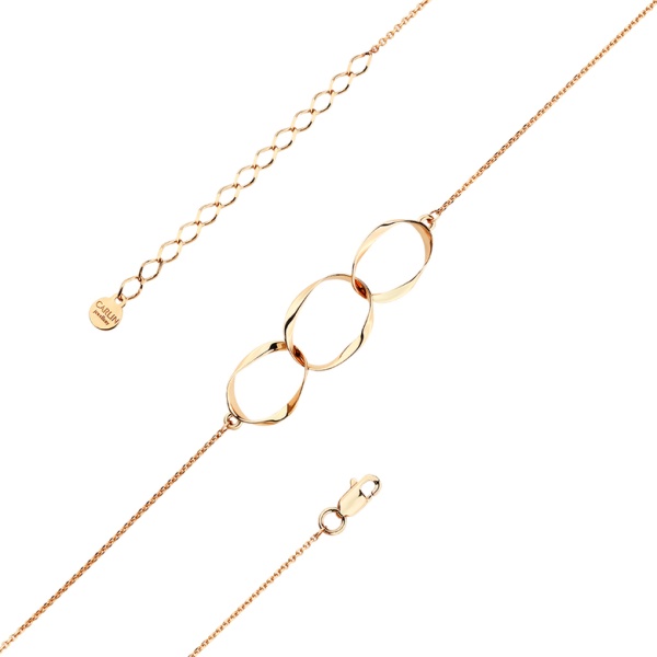 Браслет из красного золота