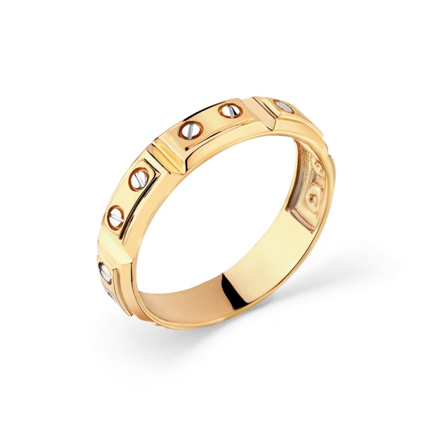 Кольцо из красного золота