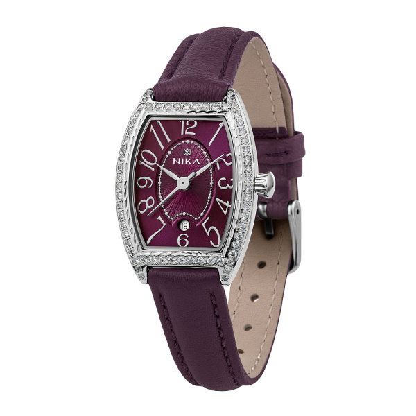 Часы женские серебряные Nika с фианитами