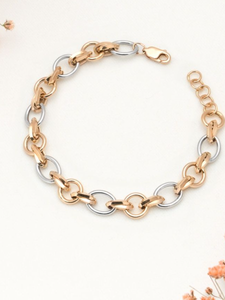 Браслет из комбинированного золота