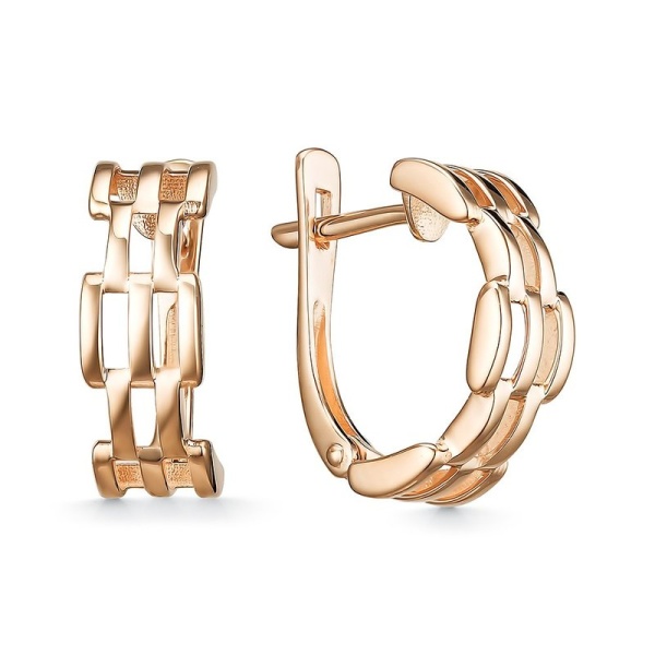 Серьги из желтого золота