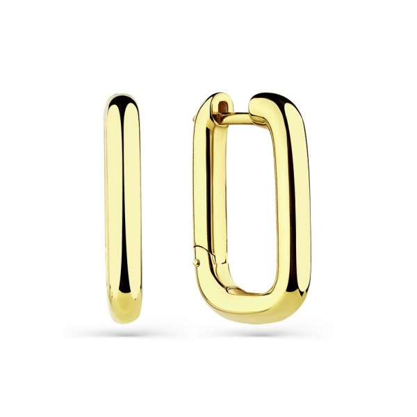 Серьги из желтого золота