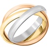 Обручальное кольцо из комбинированного золота