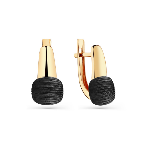 Серьги из красного золота