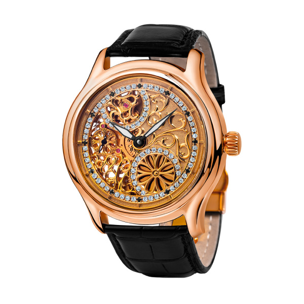 Часы мужские золотые NIKA EXCLUSIVE с бриллиантами