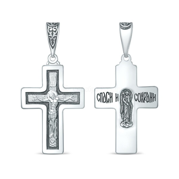 Крестик православный из серебра