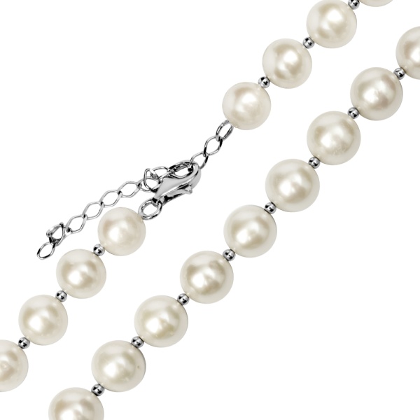 Колье из серебра с жемчугом