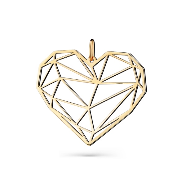 Подвеска из золота «Сердце»