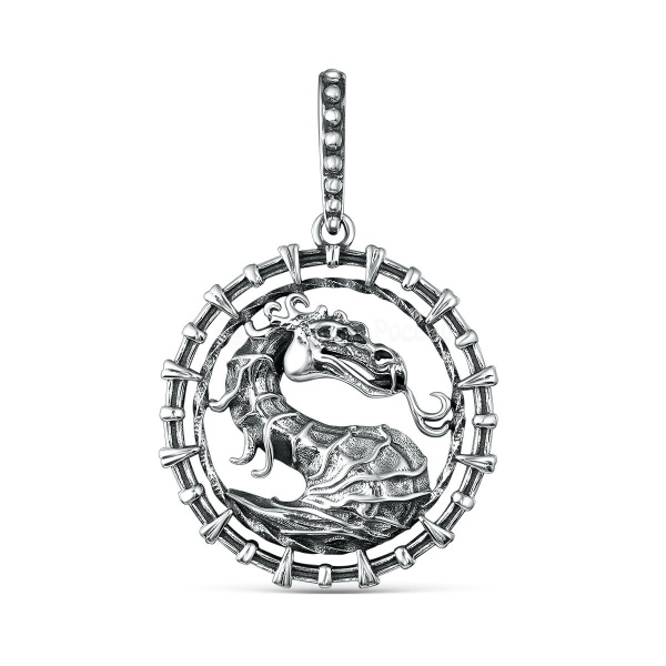 Подвеска из серебра 925 пробы «Дракон»